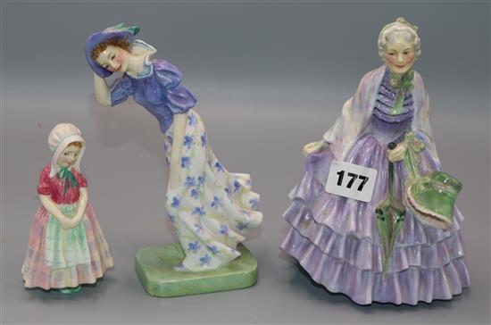 Three Royal Doulton figures